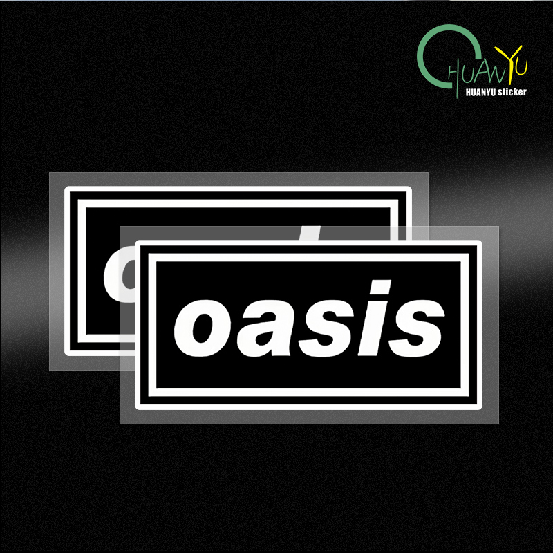 Motorcycle Gear Hub - Oasis Story วงร็อคบุคลิกภาพความคิดสร้างสรรค์น่ารักธงรถสติกเกอร์สติ๊กเกอร์ติดรถจักรยานยนต์กันน้ําตกแต่ง