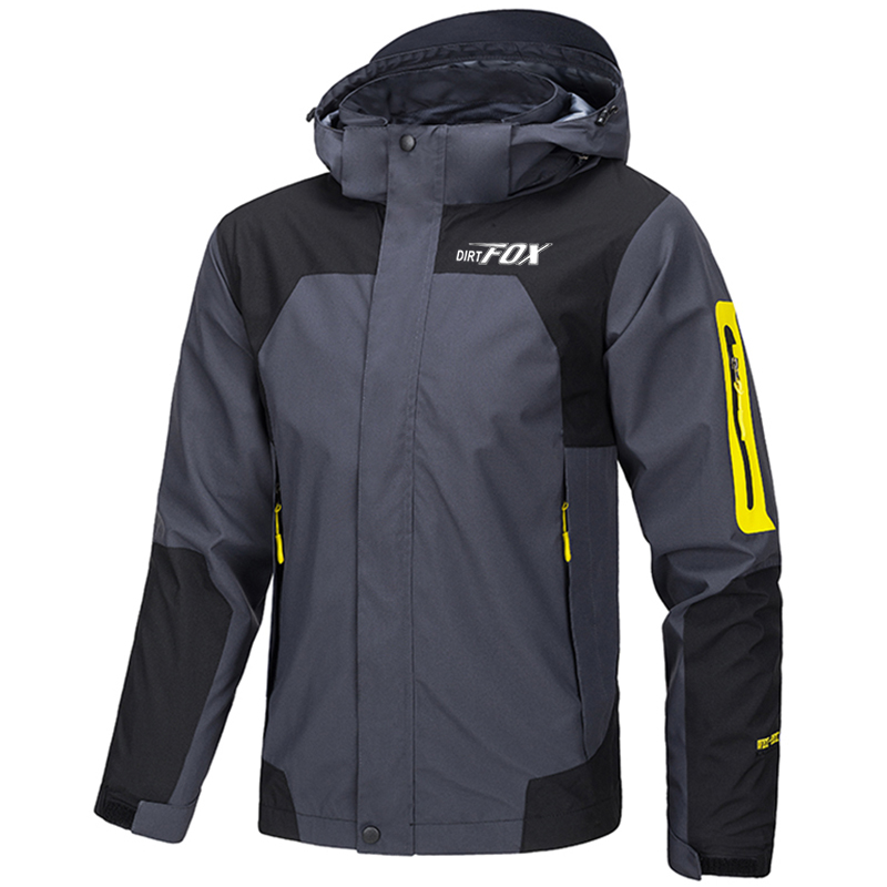 Gearx Motorcycle Jacket - DIRTFOX ขี่จักรยาน Windbreaker Chaqueta MTB จักรยานเสื้อกันลมรถจักรยานยนต์ผู้ชายฤดูหนาวเสื้อแจ็คเก็ตจักรยานจักรยานเสือภูเขาเสื้อผ้า