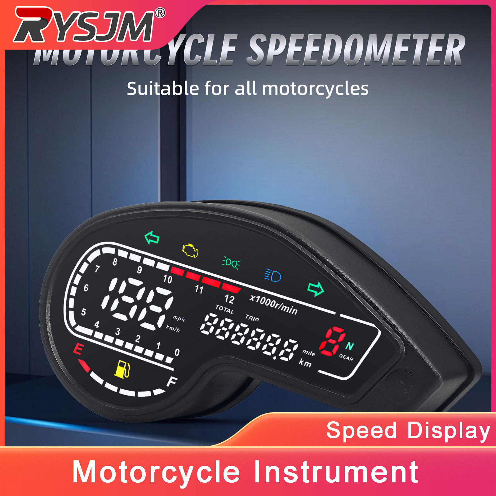Motorcycle Gear Display - สำหรับฮอนด้า XR150 XR150 รถจักรยานยนต์ LED ดิจิตอลมาตรวัดความเร็ว