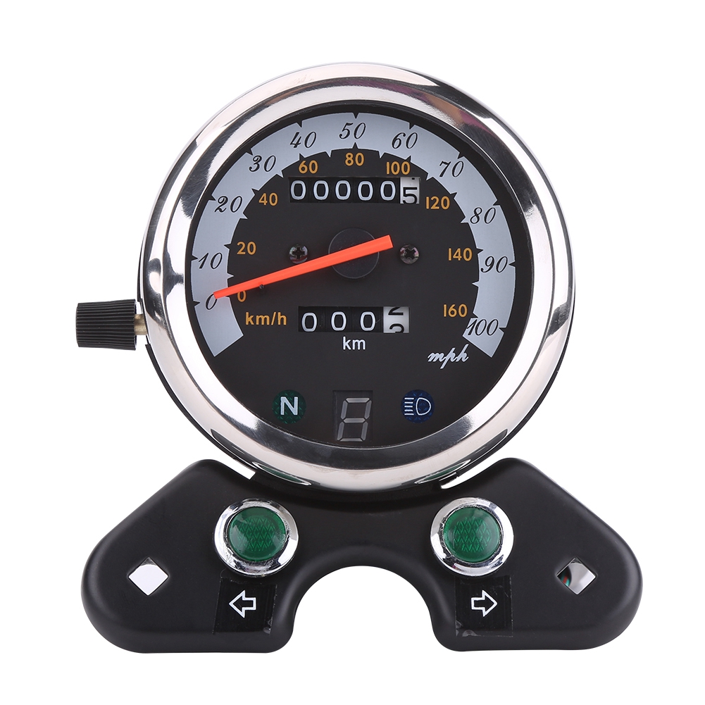 Motorcycle Gear Display - มาตรวัดความเร็วรถจักรยานยนต์คู่, เครื่องวัดระยะทางจอแสดงผลดิจิตอลคู่เกียร์