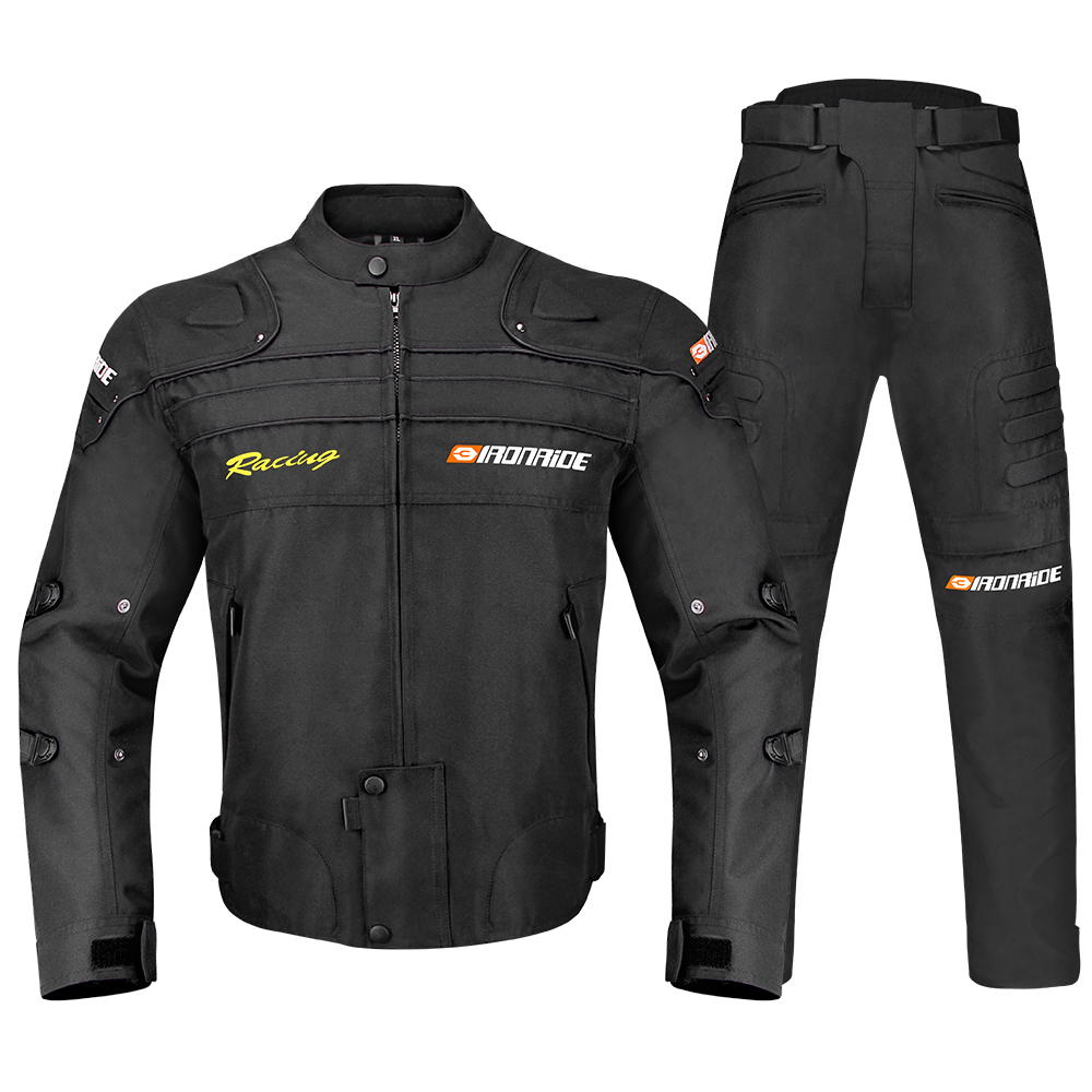 Gearx Motorcycle Jacket - เสื้อแจ็คเก็ตมอเตอร์ไซค์สำหรับผู้ชาย ป้องกันการล้ม ทนต่อการสึกหรอ เสื้อผ้าสำหรับขี่มอเตอร์ครอส กันลม พร้อมแผ่นป้องกัน