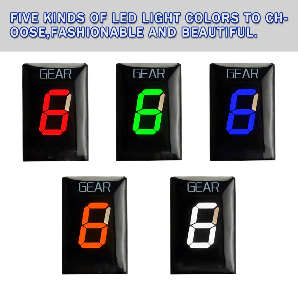 เกียร์จอแสดงผลตัวบ่งชี้สําหรับ - Motorcycle Gear Display บทวิจารณ์และราคา