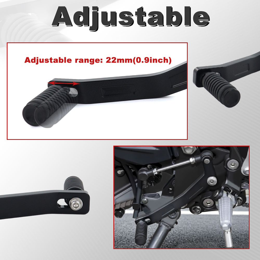 คันเกียร์มอเตอร์ไซค์แบบปรับได้ - Motorcycle Gear Lever Extender บทวิจารณ์และราคา