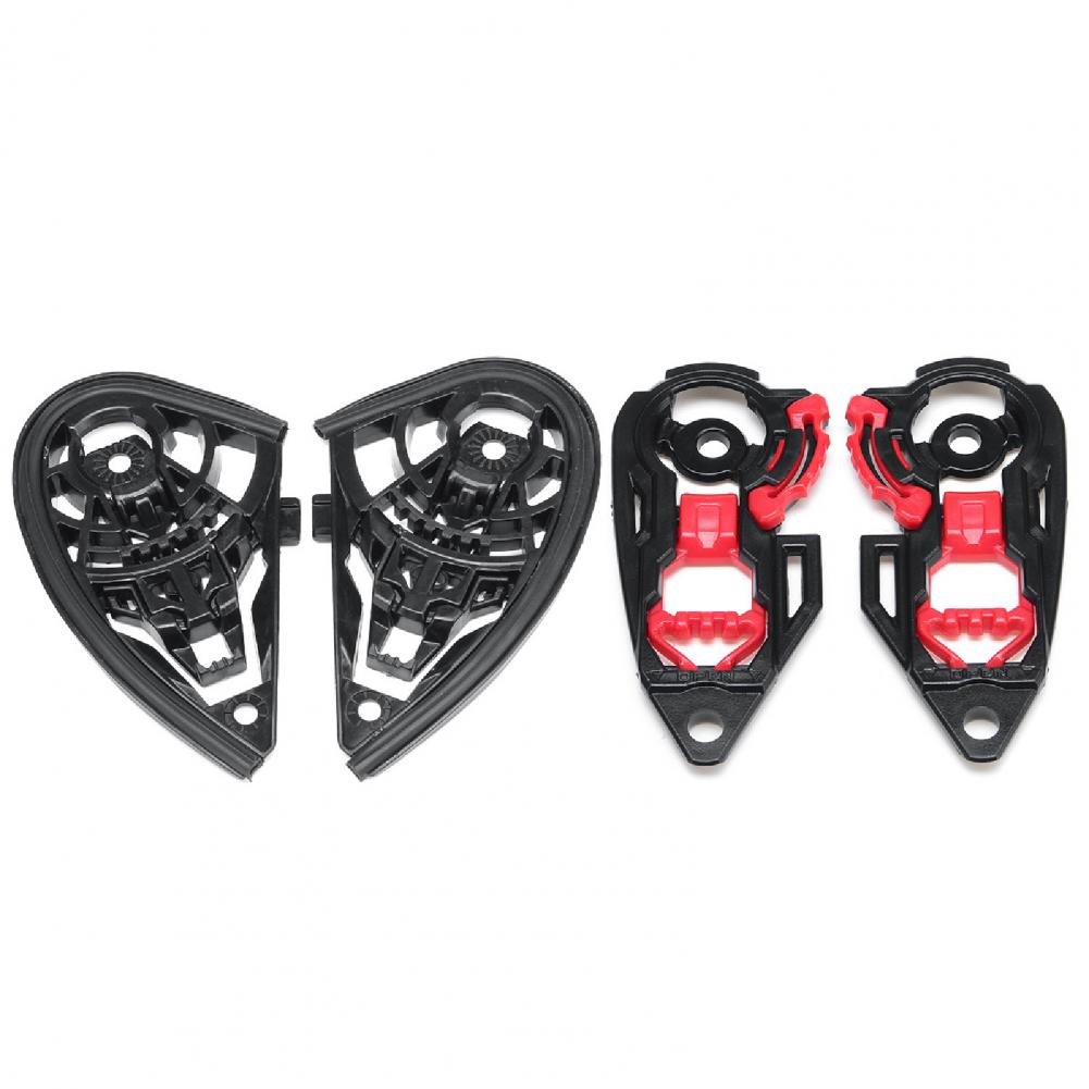 1 คู่โล่ฐานแผ่นขนาดกะทัดรัดหมว - Motorcycle Gear Helmets บทวิจารณ์และราคา