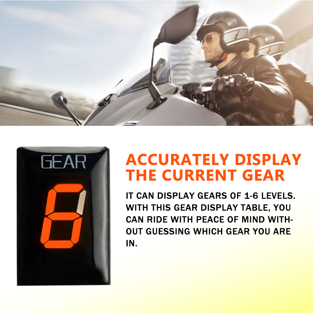 เกียร์รถจักรยานยนต์ตัวบ่งชี้จอ - Motorcycle Gear Ratio บทวิจารณ์และราคา