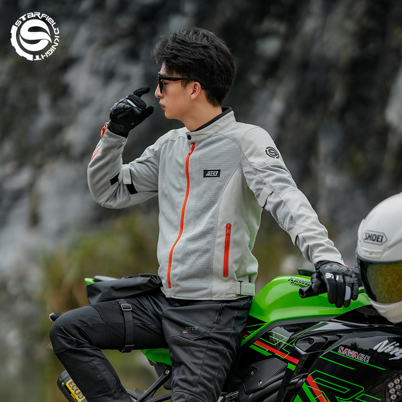 เสื้อแจ็คเก็ตมอเตอร์ไซค์ Star  - Gearx Motorcycle Jacket บทวิจารณ์และราคา