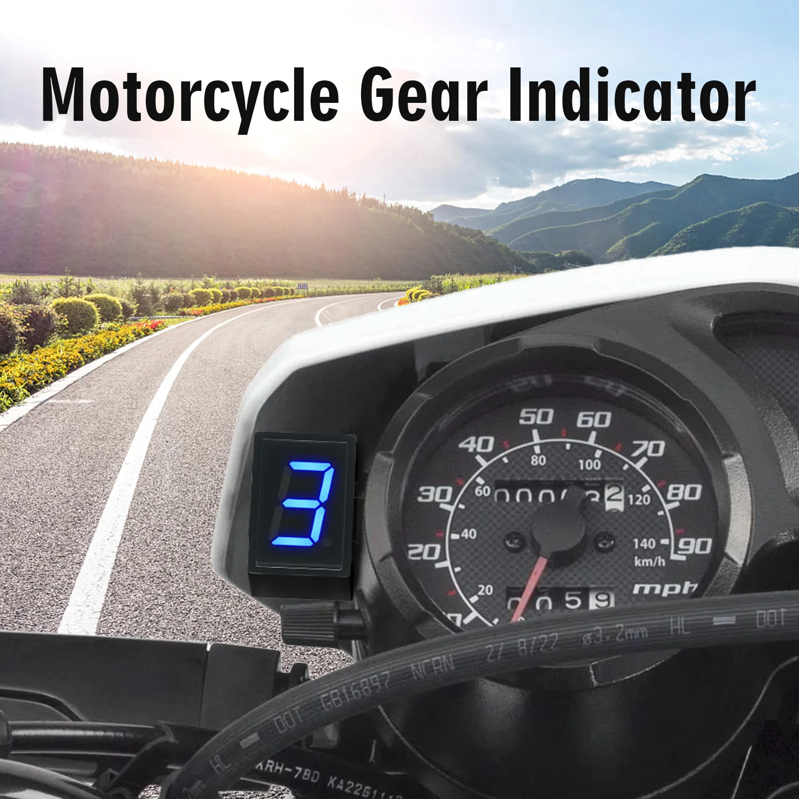จอแสดงผลเกียร์ดิจิตอลสำหรับรถจ - Motorcycle Gear Ratio บทวิจารณ์และราคา