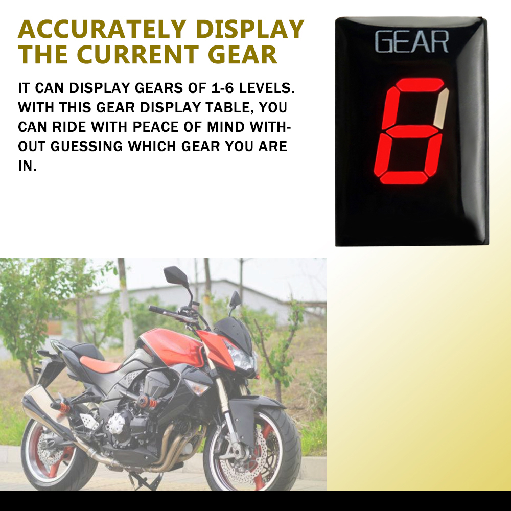 สําหรับ Kawasaki Z750 Z1000 Z- - Motorcycle Gear Display บทวิจารณ์และราคา