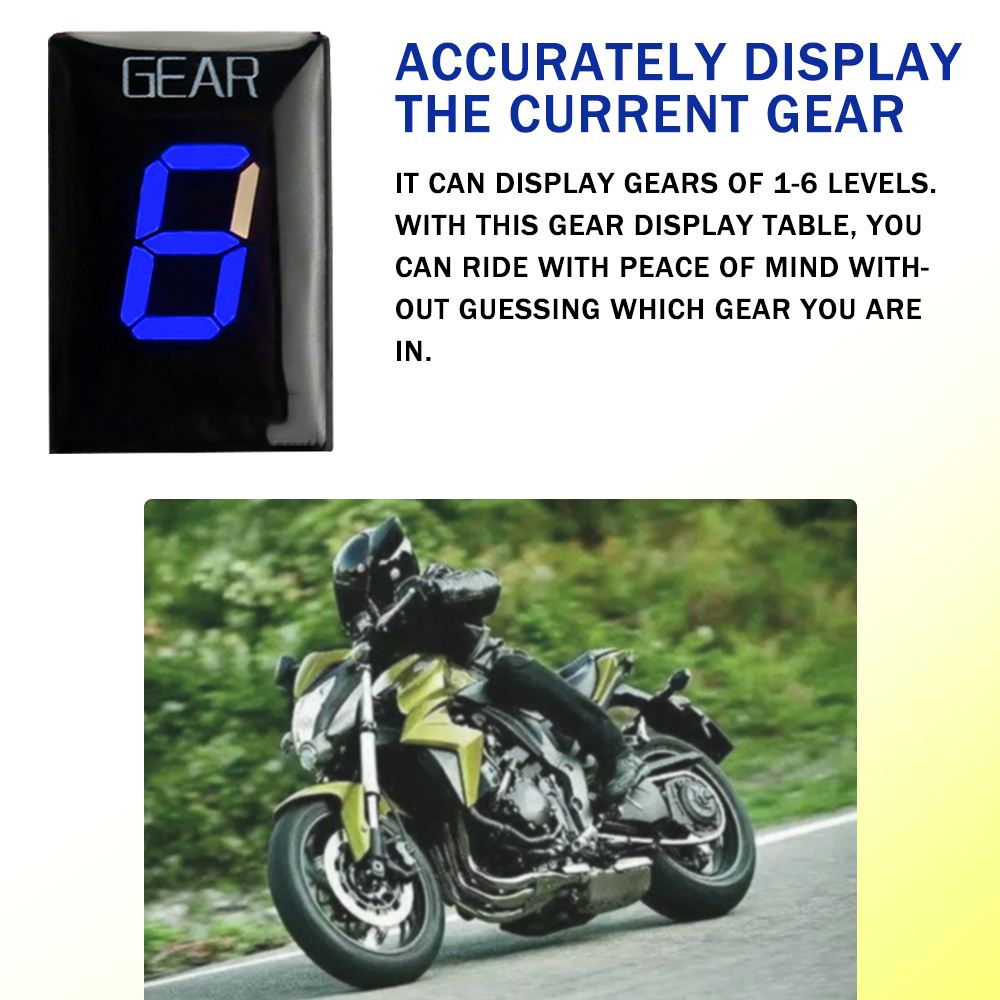 ตัวบ่งชี้เกียร์รถจักรยานยนต์สํ - Motorcycle Gear Ratio บทวิจารณ์และราคา