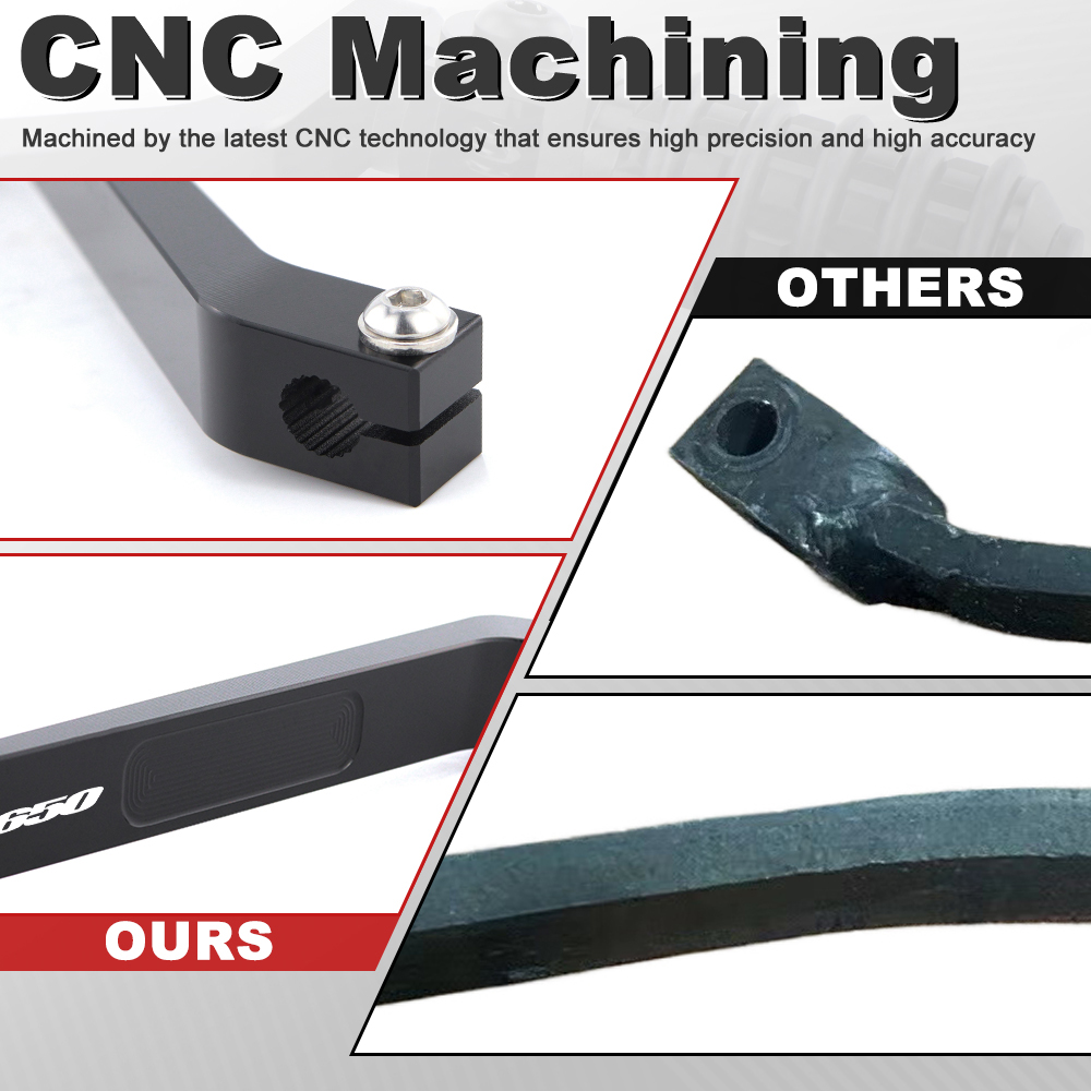 คันเกียร์อะลูมิเนียม CNC สำหรั - Motorcycle Gear Lever Extender บทวิจารณ์และราคา