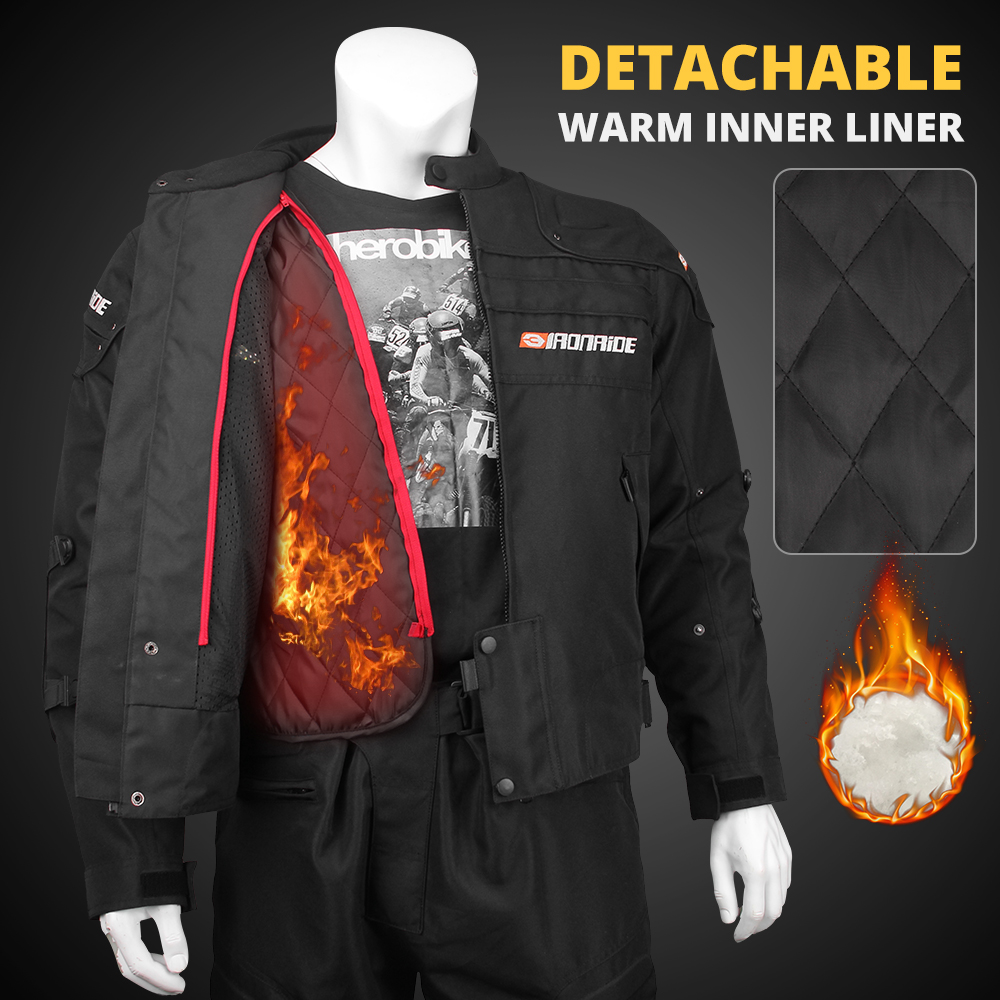 เสื้อแจ็คเก็ตมอเตอร์ไซค์สำหรับ - Gearx Motorcycle Jacket บทวิจารณ์และราคา